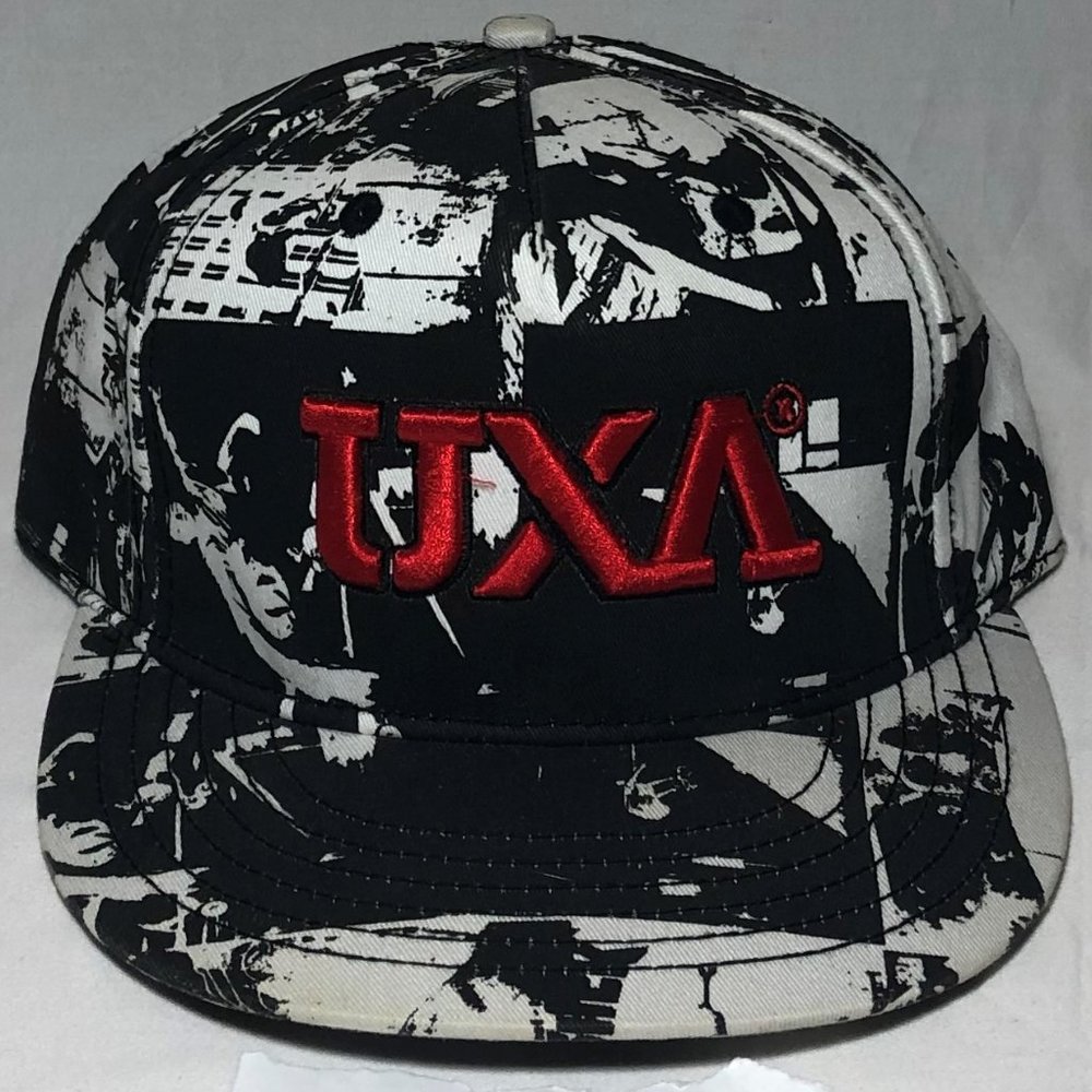UXA "Collage" Snapback Adjustable Hat Cap Rare